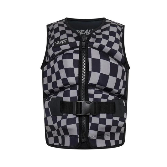 2026 Wing Jnr Realm Neo Vest L50S - Warped Check