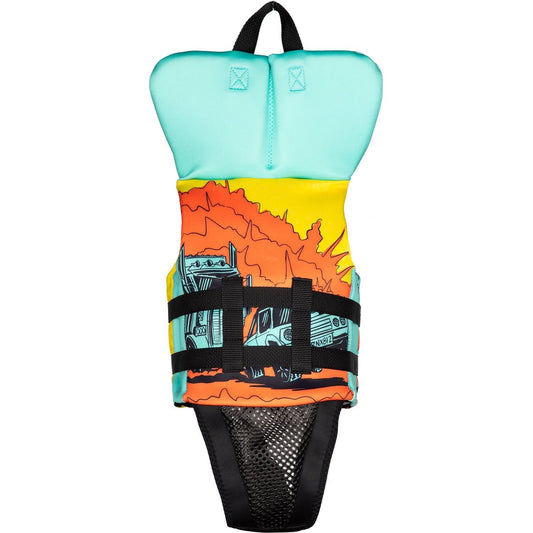 2026 Ronix Vision Boys L50s Vest w/ Collar - Blue / Orange / Yellow