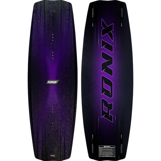 2026 Ronix One Blackout Technology Wakeboard - Midnight / Purple
