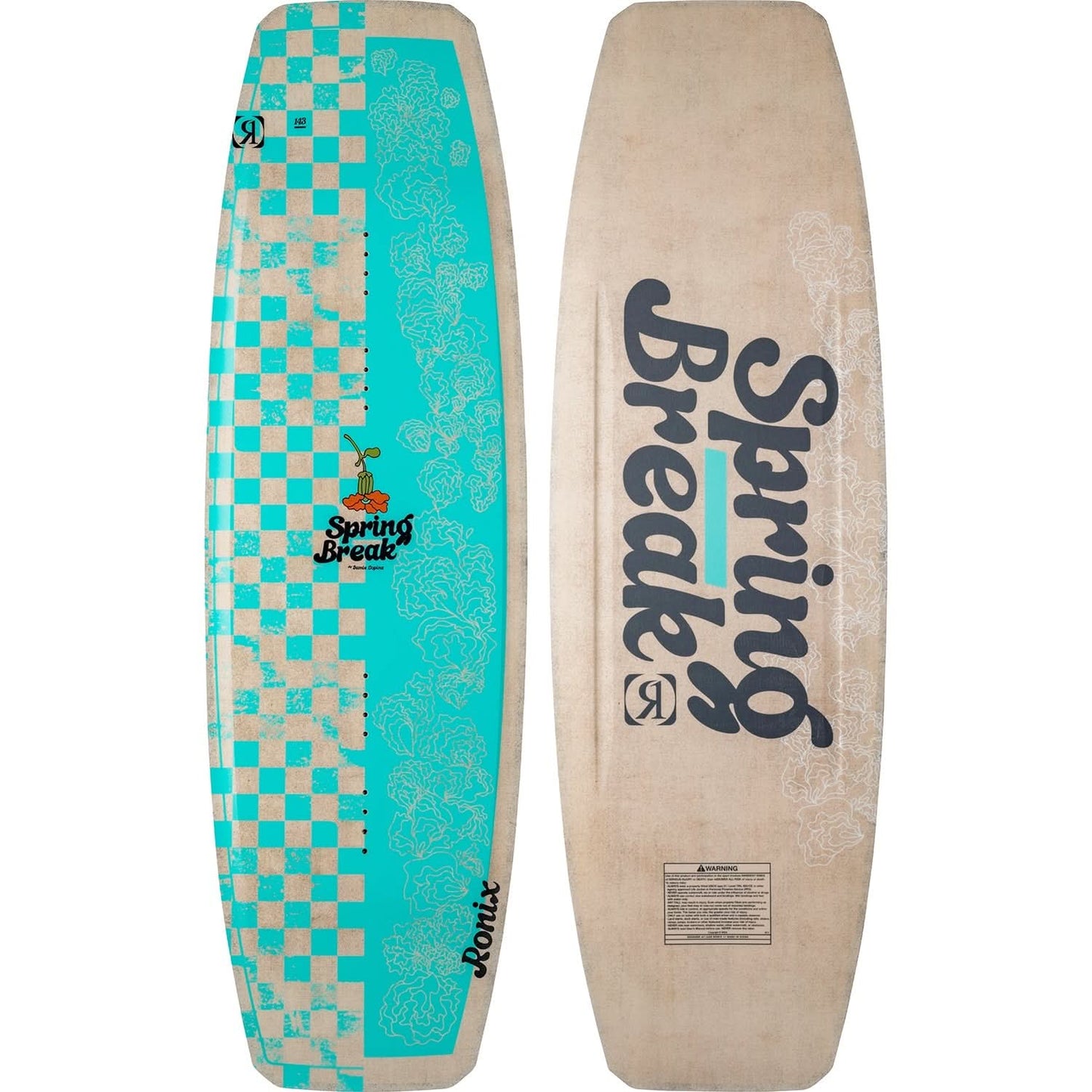 2026 Ronix Spring Break Wakeboard - Checkered Blue