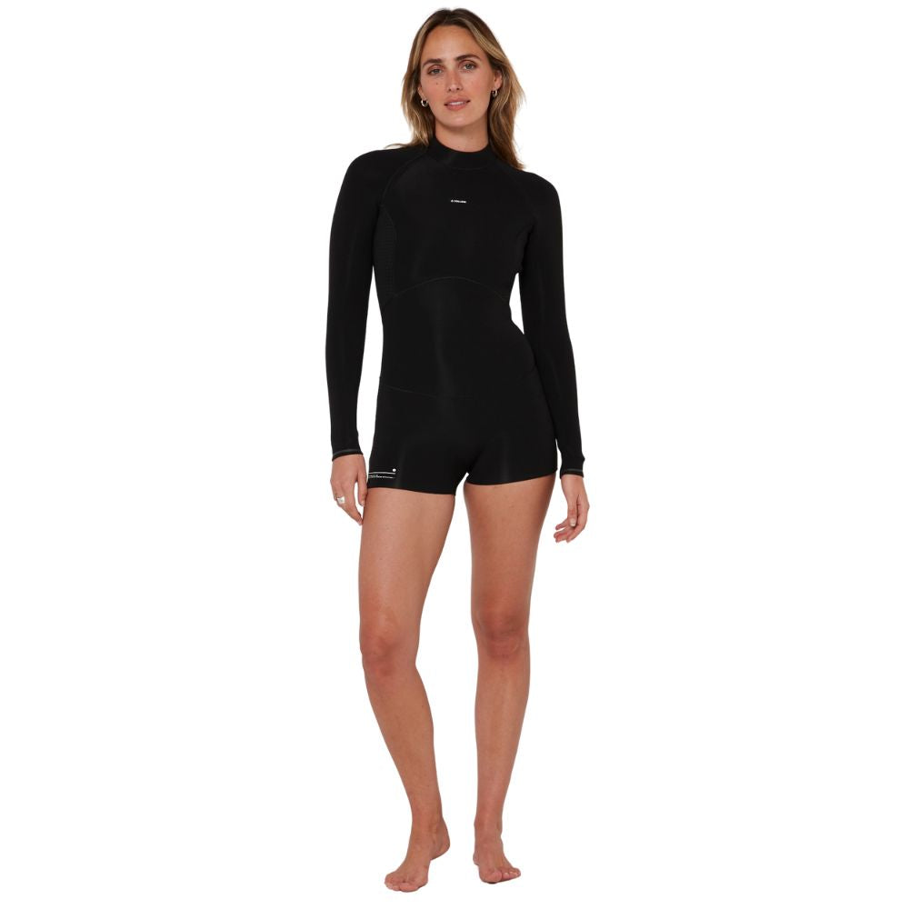 2026 Follow / Ep04 P1 Ladies 2/2mm L/S Springy - Black