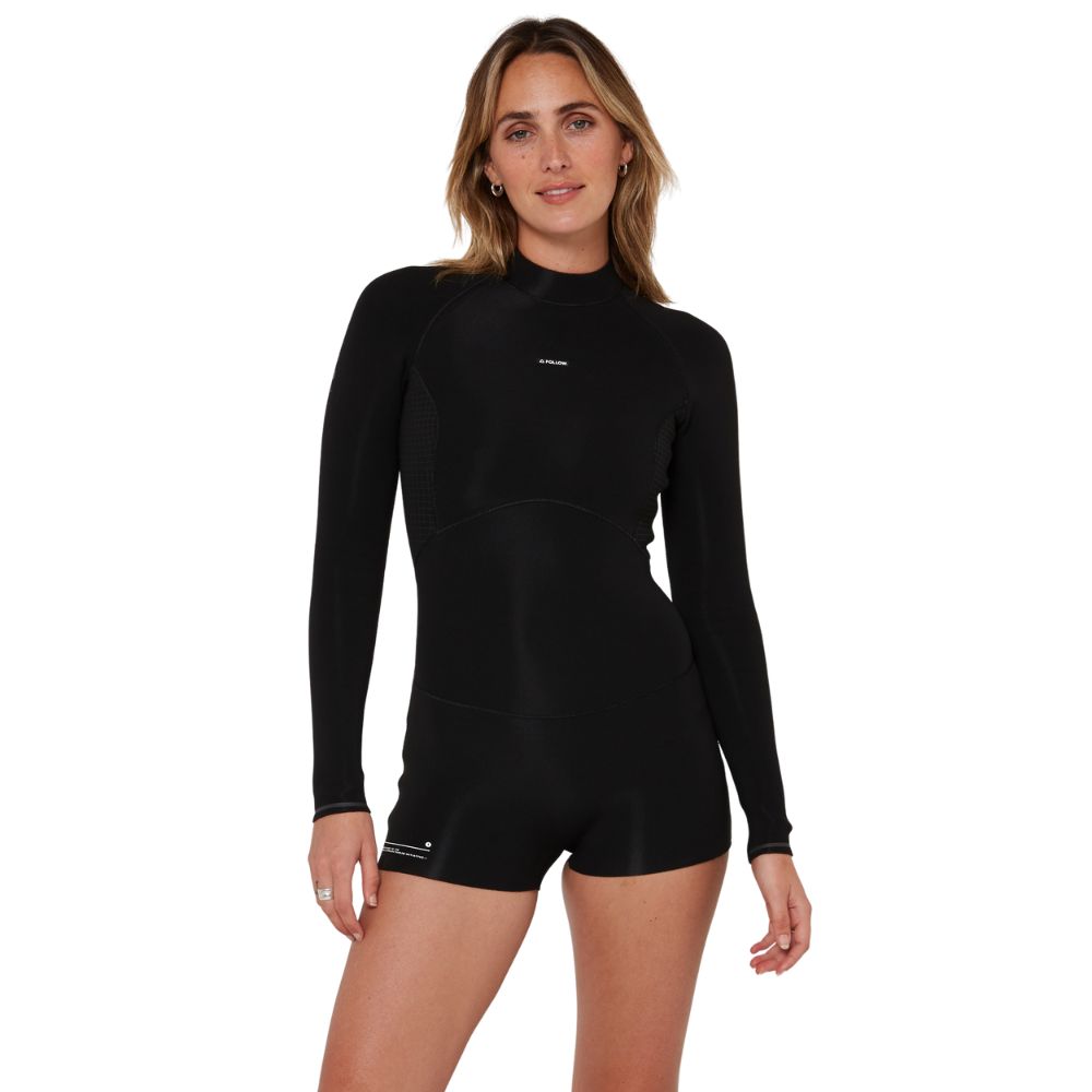2026 Follow / Ep04 P1 Ladies 2/2mm L/S Springy - Black