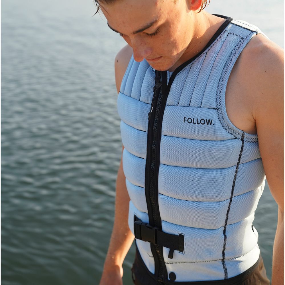 2027 Follow Total Mens Vest - Light Blue