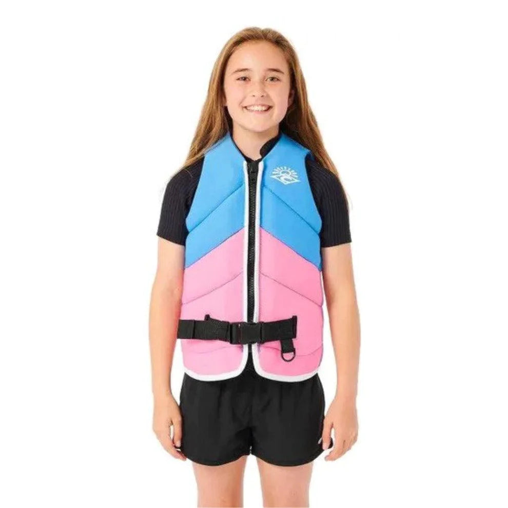 2023 Ripcurl Girls D/Patrol Buoy Vest - Light Blue