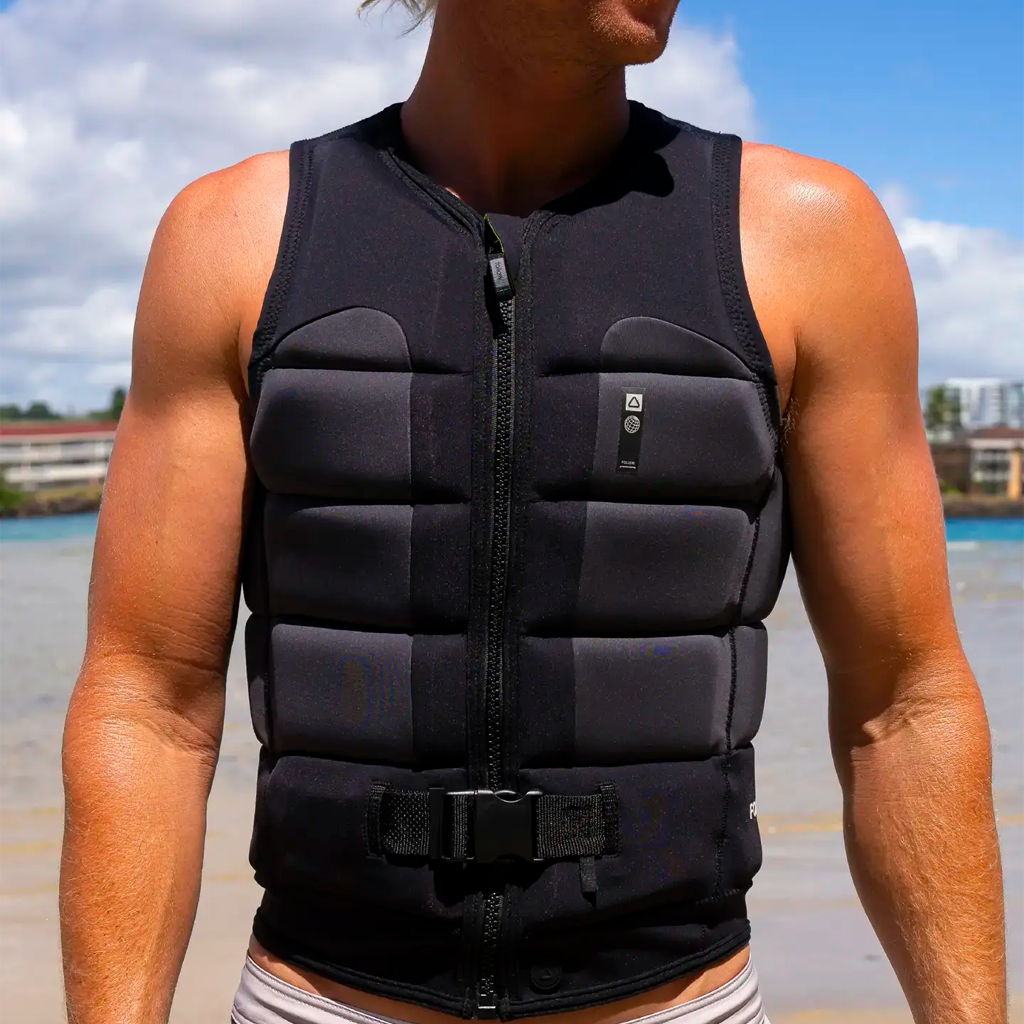 2027 Follow Global Mens Vest - Black