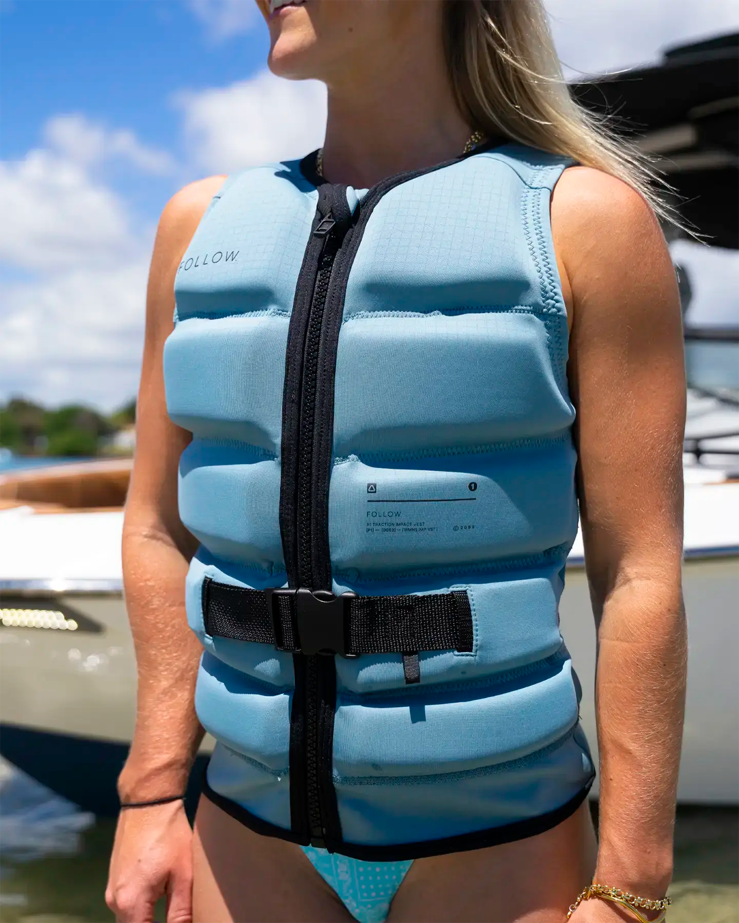 2026 Follow / Ep03 P1 Traction Womens Vest - Ocean