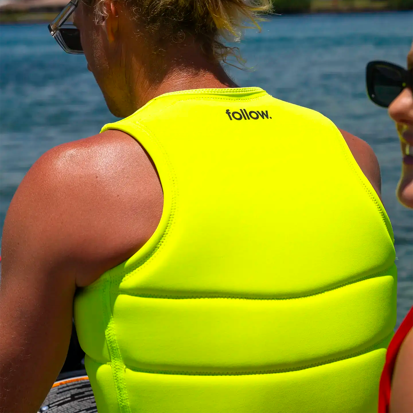 2027 Follow Corp Mens Vest - Yellow L50