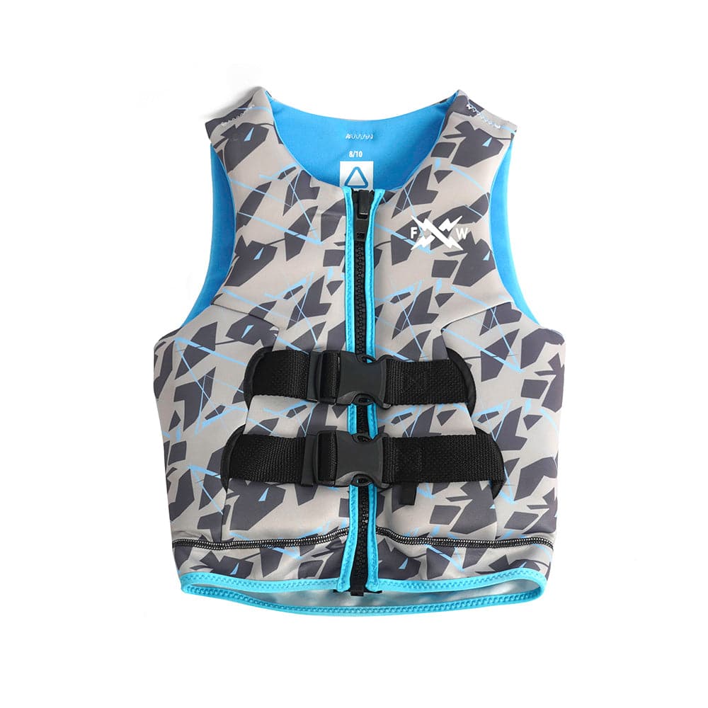 Follow Pop Youth Vest - Grey/Powder Blue