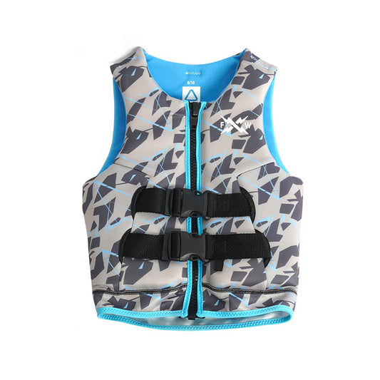 Follow Pop Youth Vest - Grey/Powder Blue