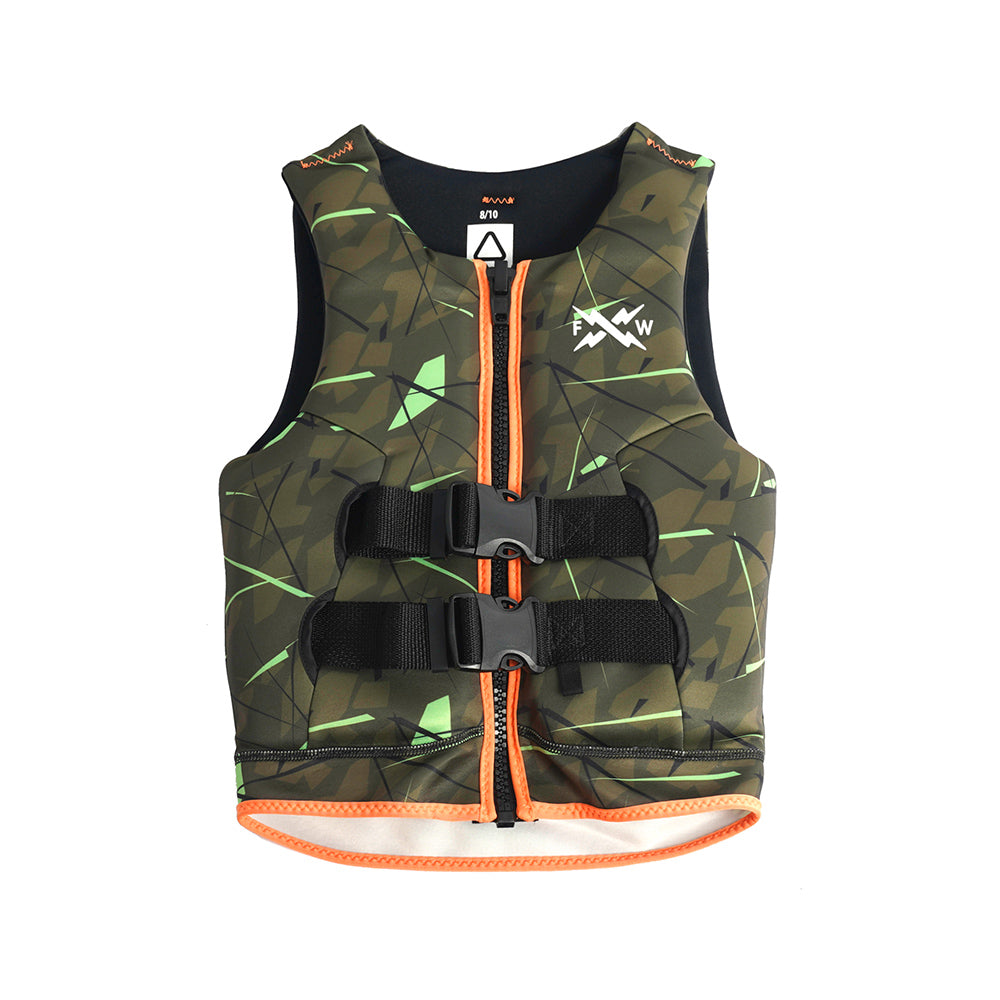 Follow Pop Youth Vest - Jungle Camo