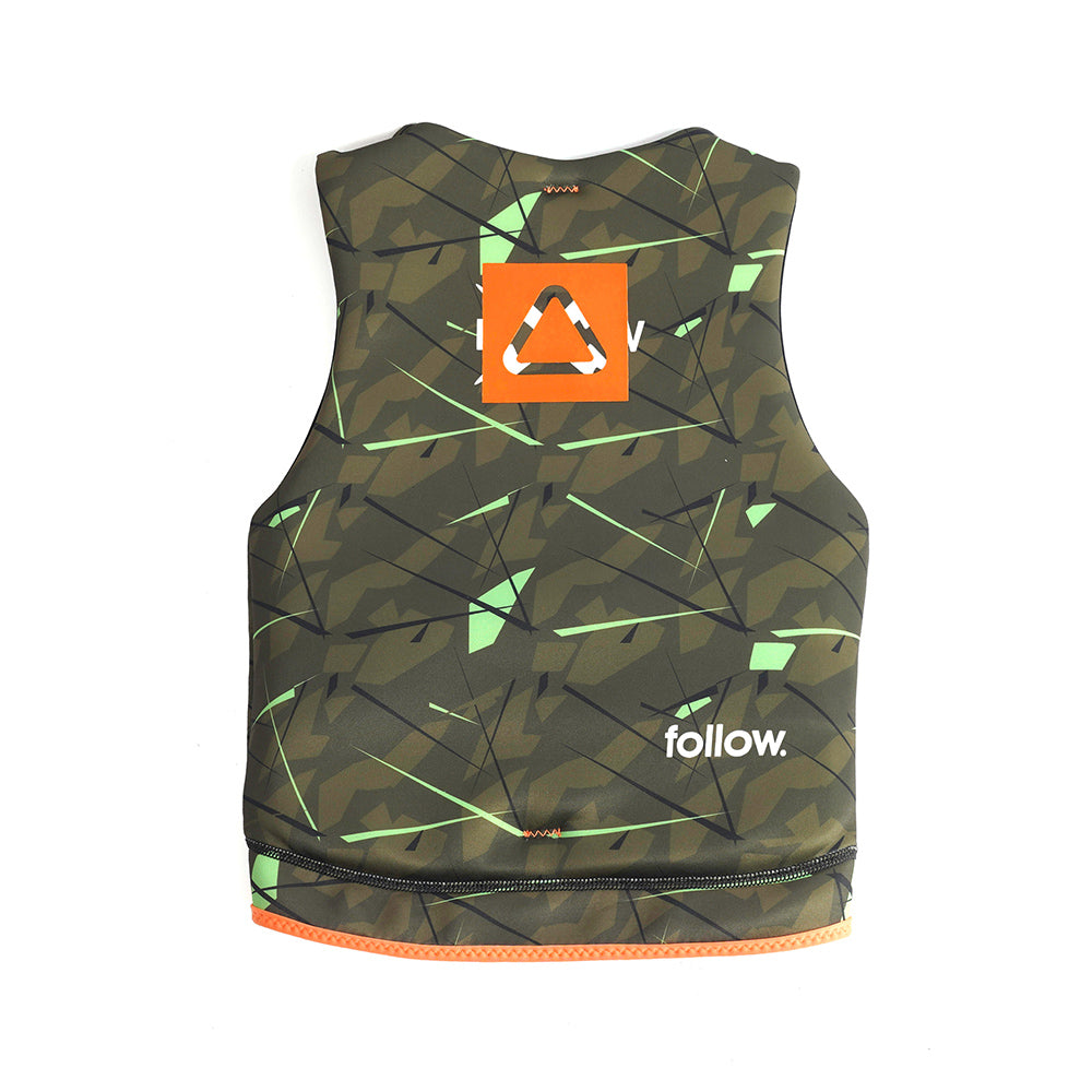 Follow Pop Youth Vest - Jungle Camo