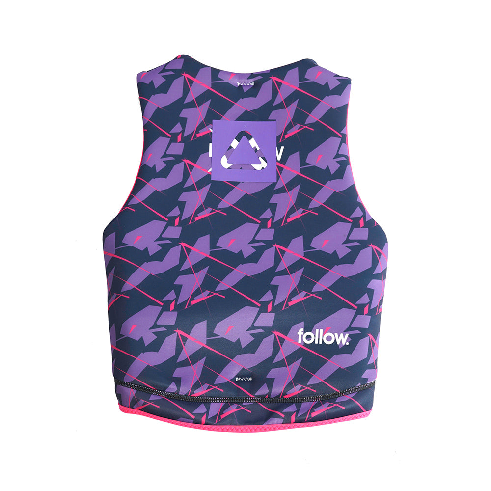Follow Pop Youth Vest - Purple/Pink