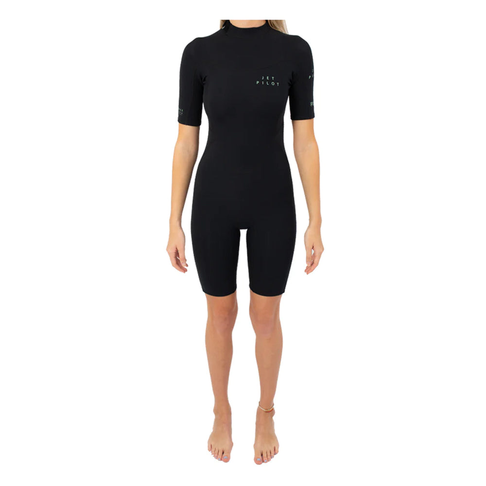 2024 Jetpilot Flight 2X2 Bz Ss Springsuit - Black