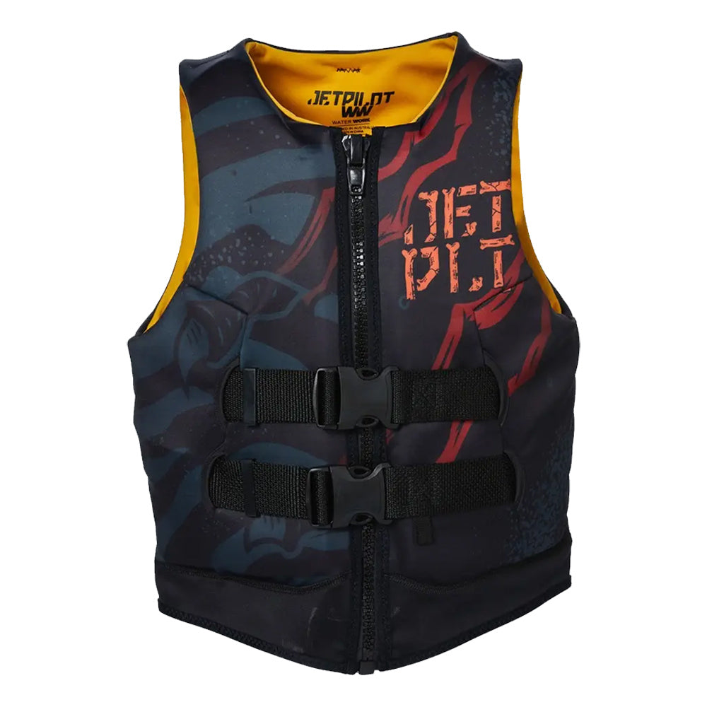 2024 Jetpilot Boys Rex Youth Cause Neo Vest - Black