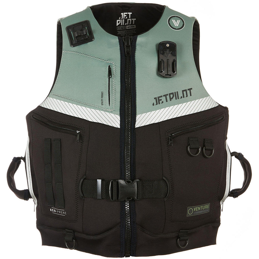 2024 Jetpilot Venture Mens Neo Vest - Black/Sage