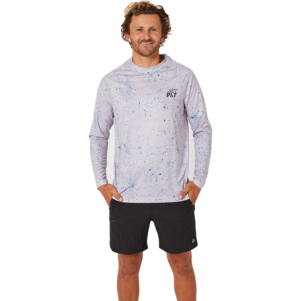 2024 Jetpilot Venture Ls Hydro Mens Tee - Grey