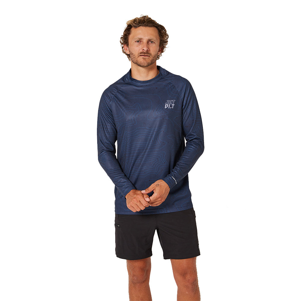 2024 Jetpilot Venture Ls Hydro Mens Tee - Navy