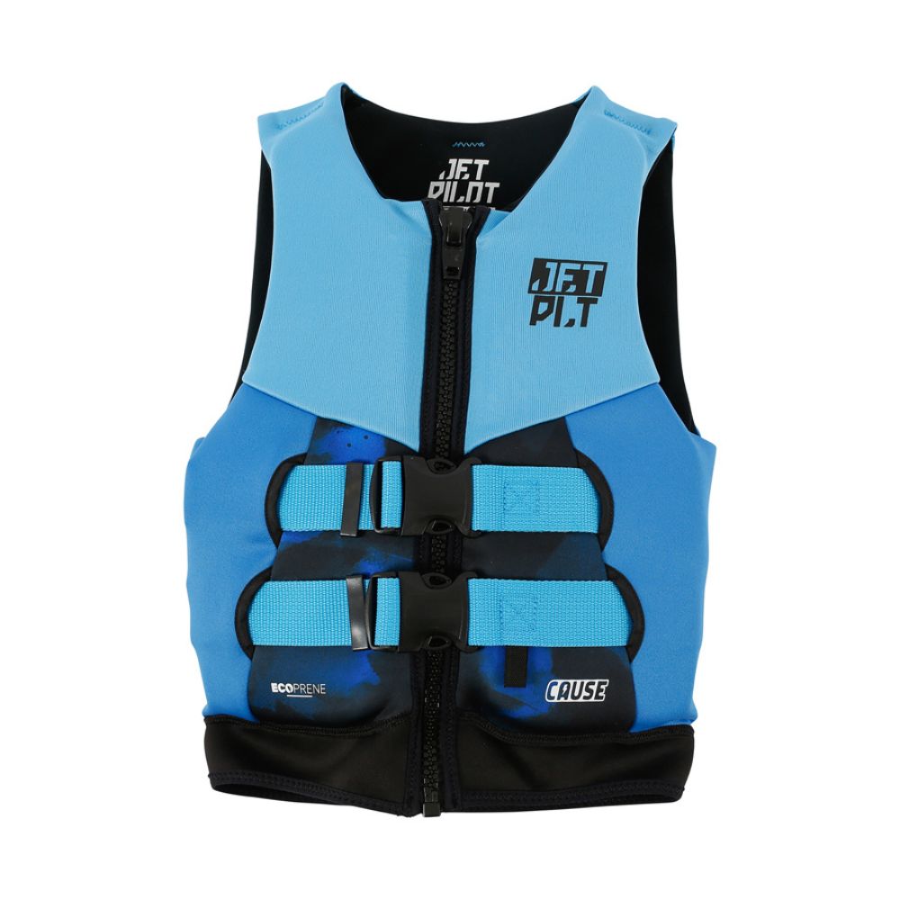 2026 Jetpilot The Cause F/E Youth Eco Vest - Blue