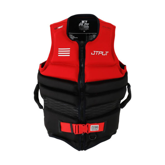 2026 Jetpilot Vault Hyperflex Mens Eco Vest - Red L50/Black