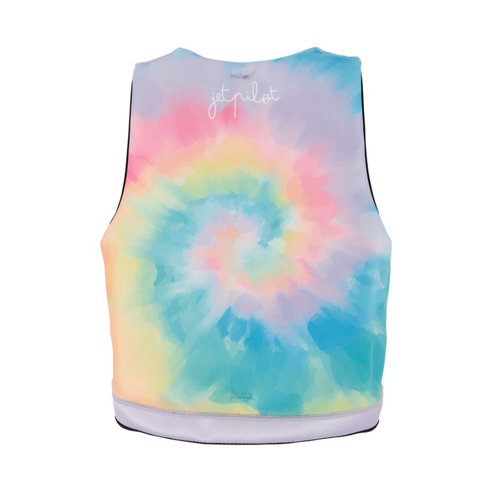 2026 Jetpilot Cause Girls F/E Youth Eco Vest - Tie Dye