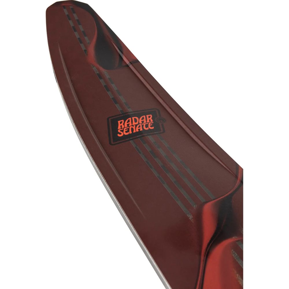 2027 Radar Senate Lithium Waterski - Carbon / Matte Oxblood Flash