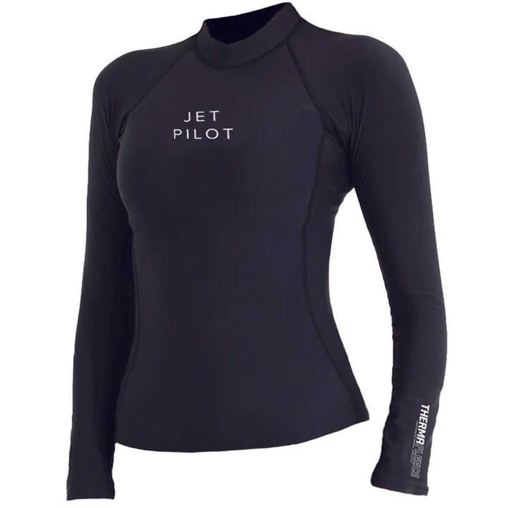 2024 Jetpilot Allure L/S Ladies Therm Rashie - Black