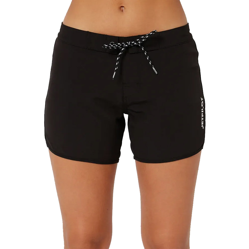 2024 Jetpilot Corp Ladies 5" Rideshort - Black