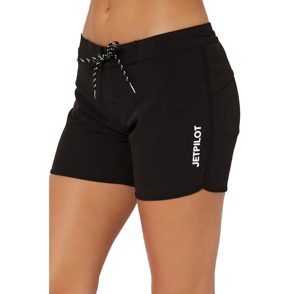 2024 Jetpilot Corp Ladies 5" Rideshort - Black