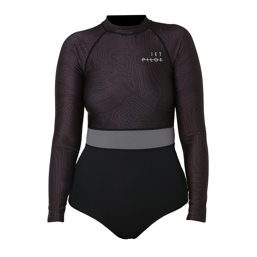 2024 Jetpilot Allure Lycra Ladies Swimsuit - Black
