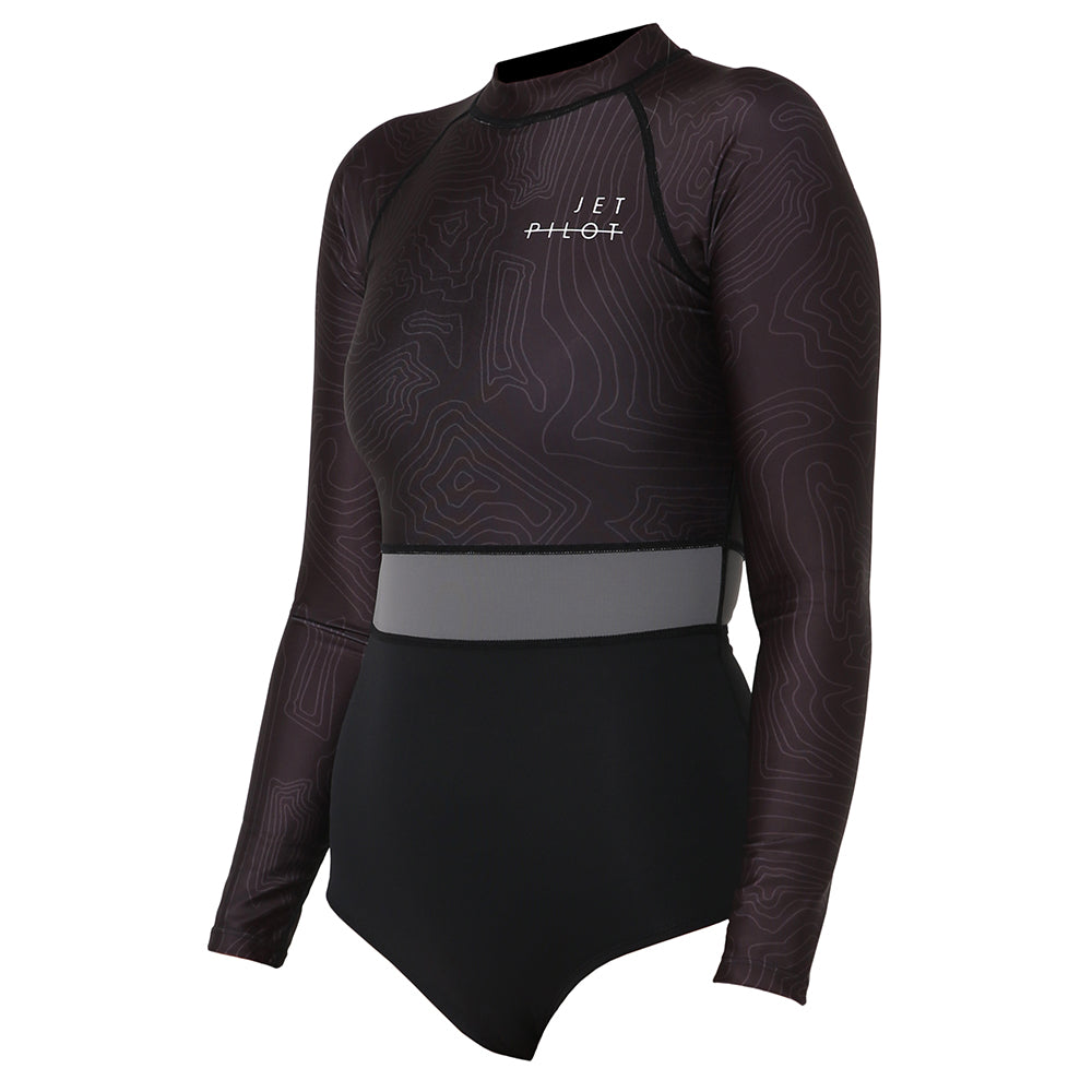 2024 Jetpilot Allure Lycra Ladies Swimsuit - Black