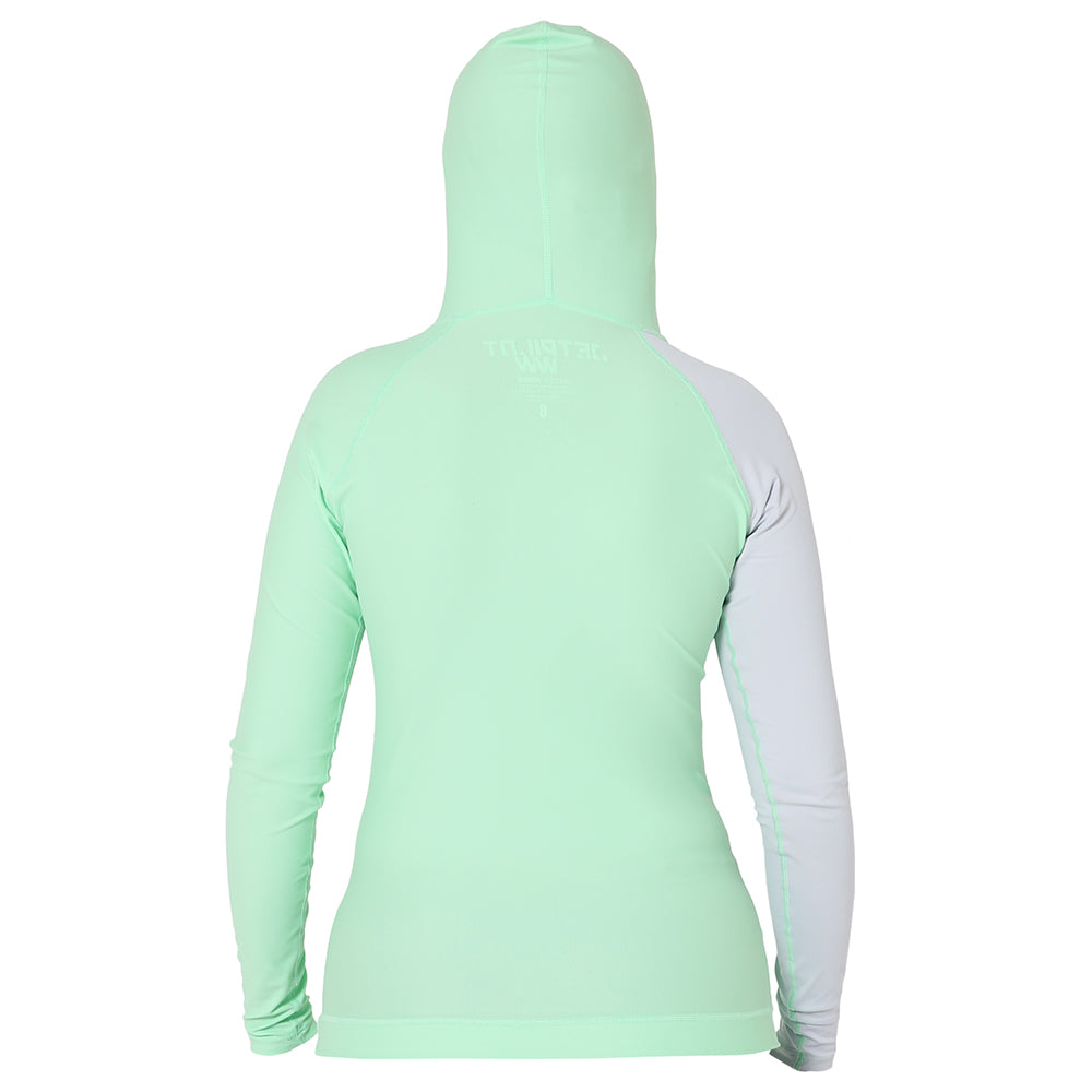 2024 Jetpilot Pacer Ls Hooded Ladies Rashie - Mint