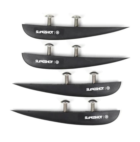 2026 Slingshot 6" Wake Fin- Pack Of 4, Black V2