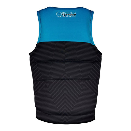 2026 KGB Teen Tempo Kids Vest - Electric Blue /Charcoal/White