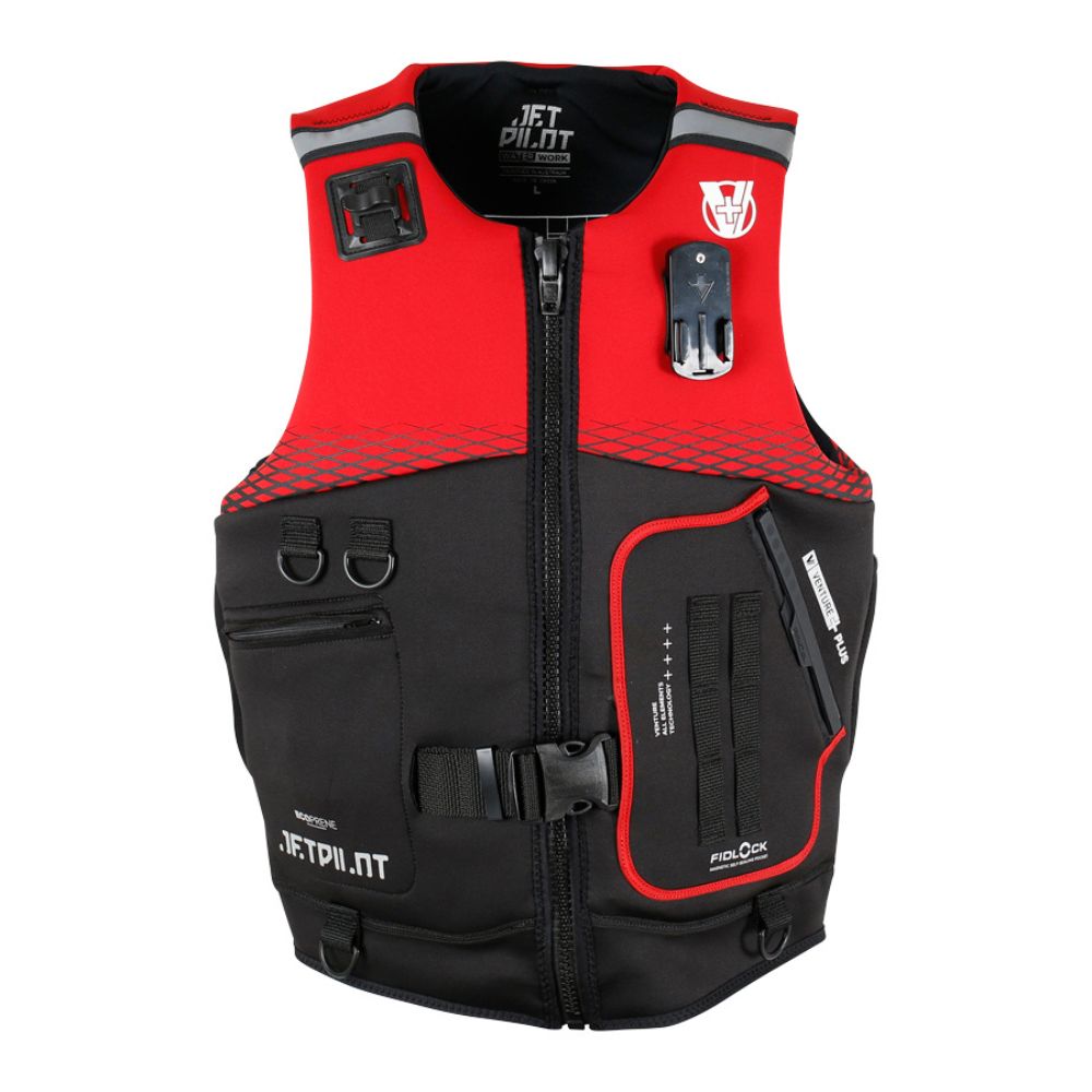 2026 Jetpilot Venture Plus Mens Eco Vest - Red Level 50