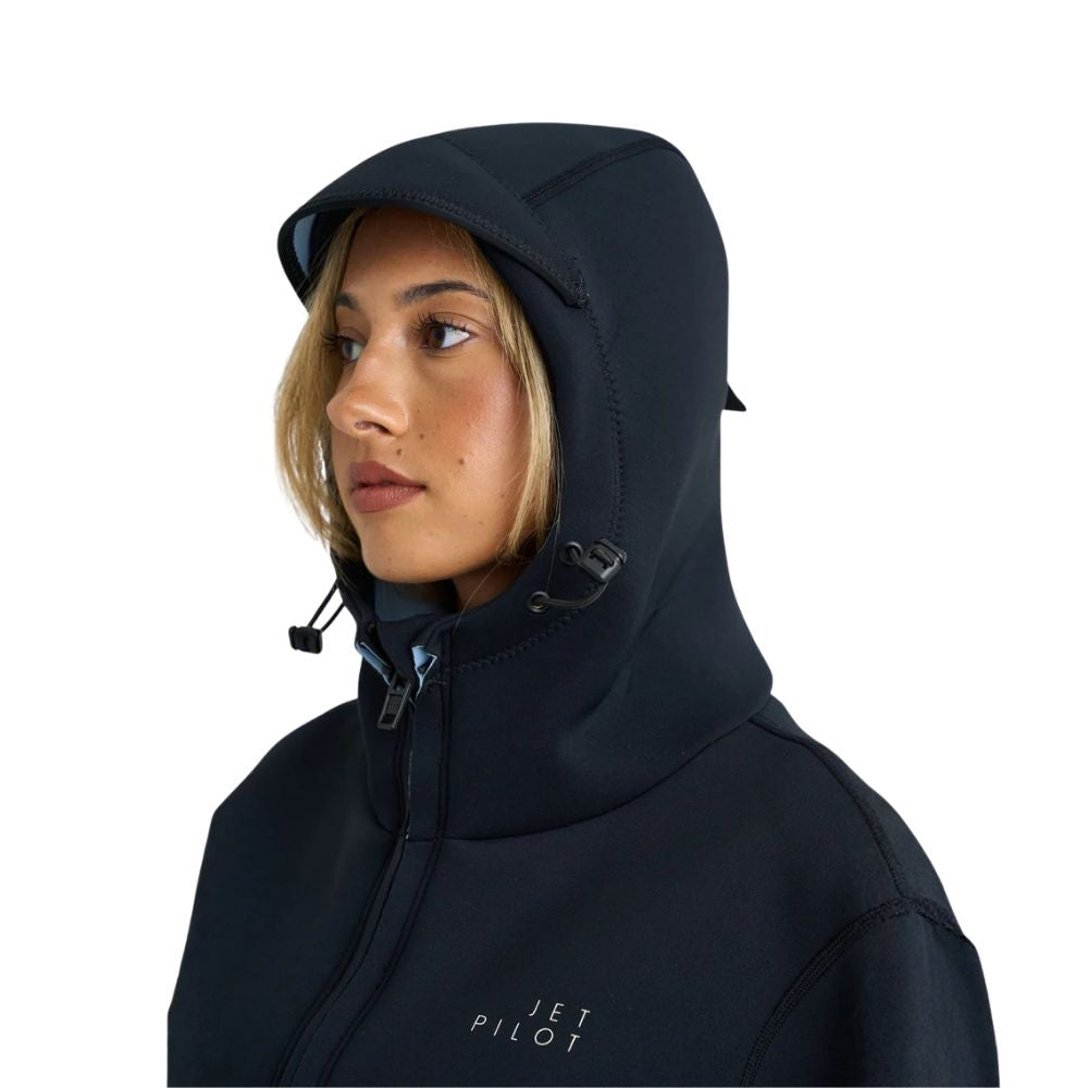 2027 Jetpilot Corp 2mm Ladies Tour Coat - Black
