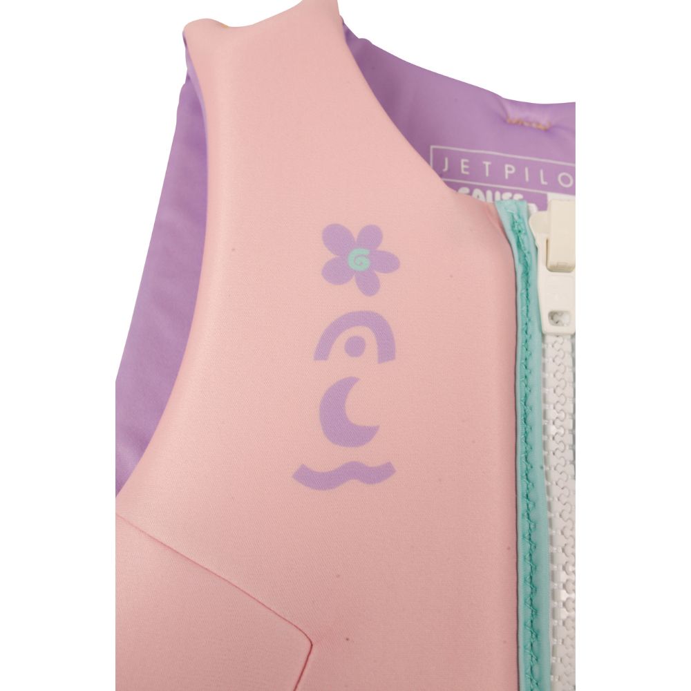 2027 Jetpilot Cause Girls F/E Youth Eco Vest - Multi