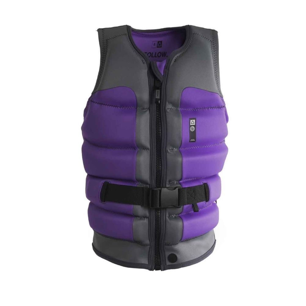2026 Follow / Ep03 Global Youth Vest - Charcoal/Purple