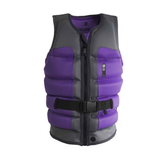 2026 Follow / Ep03 Global Youth Vest - Charcoal/Purple