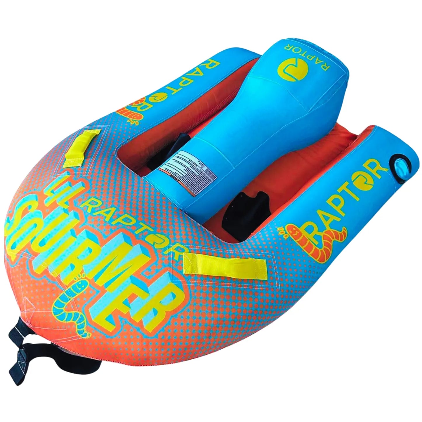 2025 Raptor Lil Squirmer Inflatable Trainer - Red Orange