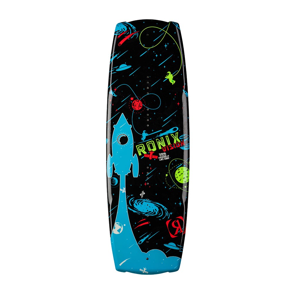 2026 Ronix Vision Wakeboard 120 - Galactic Black / Glow n Dark