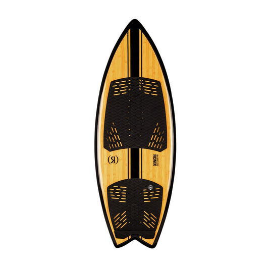 2026 Ronix Koal Classic Fish Wakesurfer - Glossy Black / Bamboo