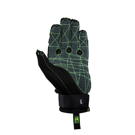 2026 Radar Hydro-K Glove - Matte Black / Volt Green
