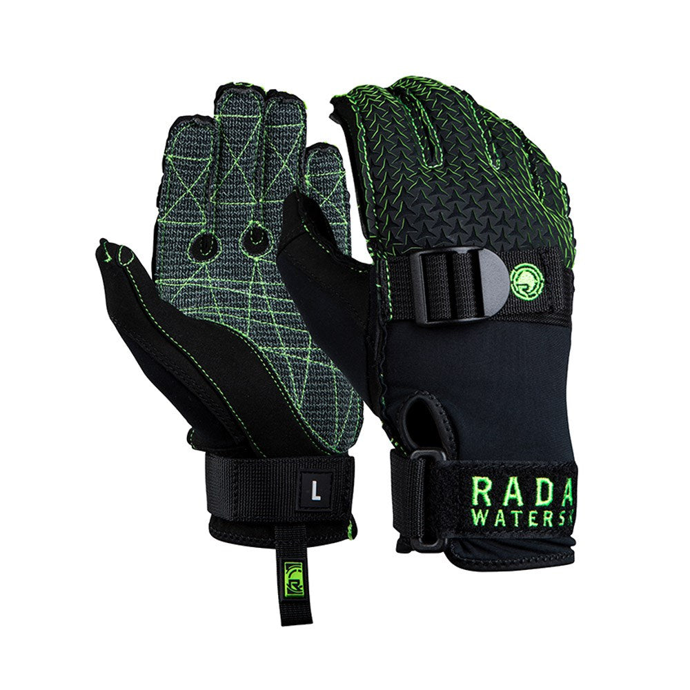 2026 Radar Hydro-K Glove - Matte Black / Volt Green