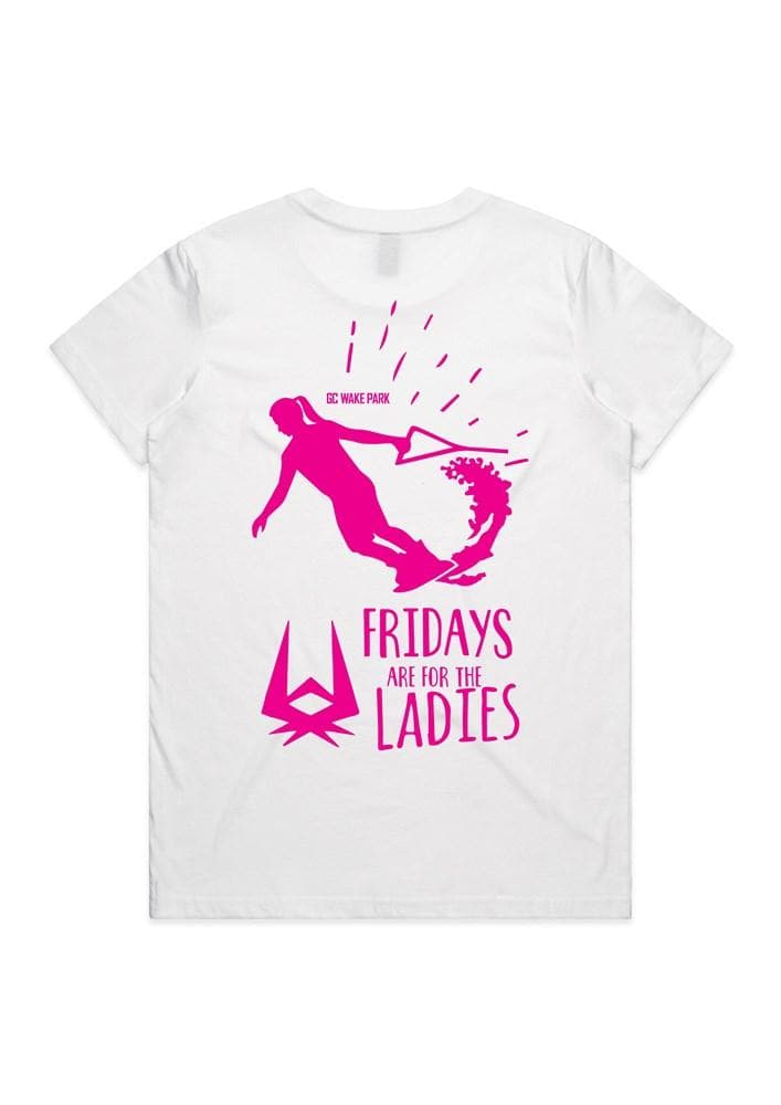 GC Wake Park Ladies Tee - White