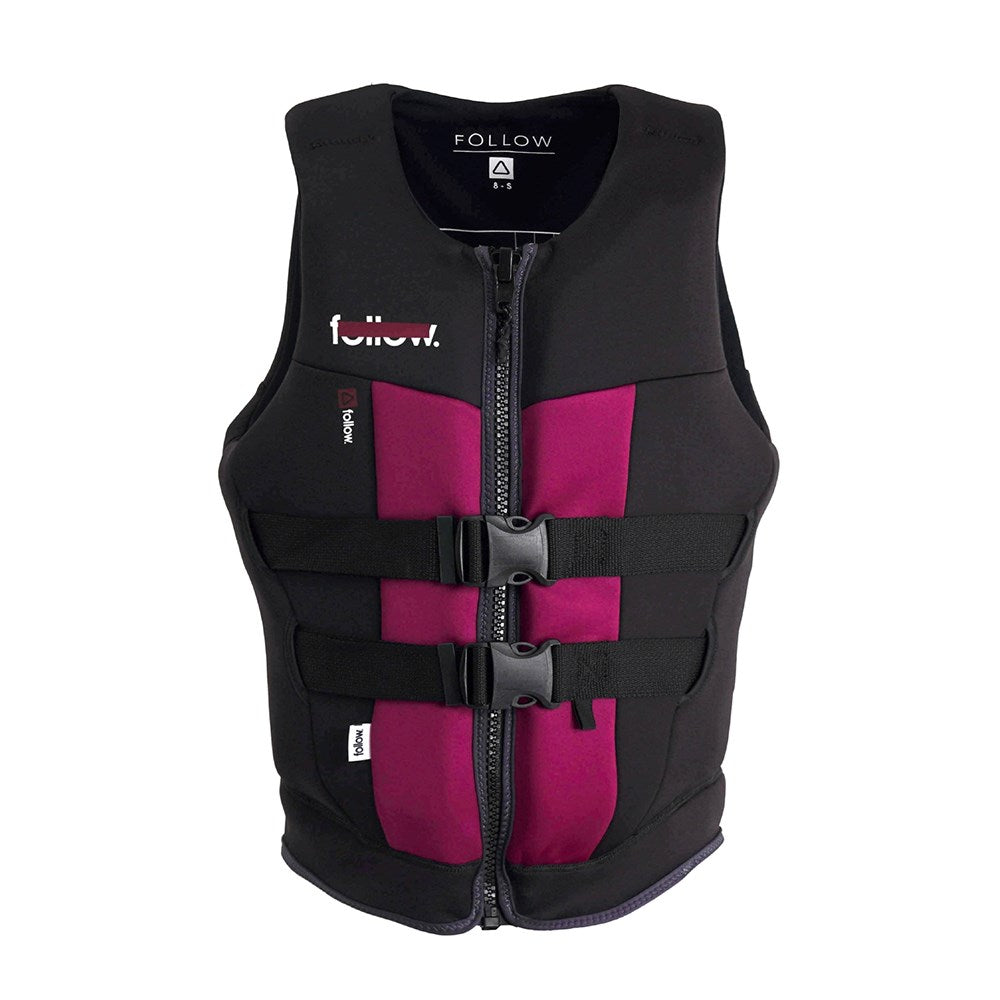 2024 Follow Tact Ladies Vest - Black/Plum