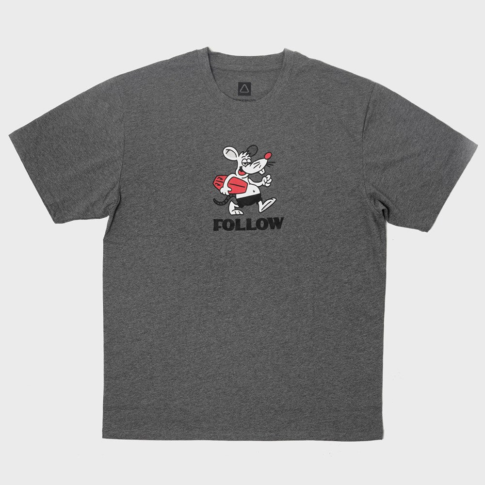 2024 Follow Never You Mind Tee - Grey Heather