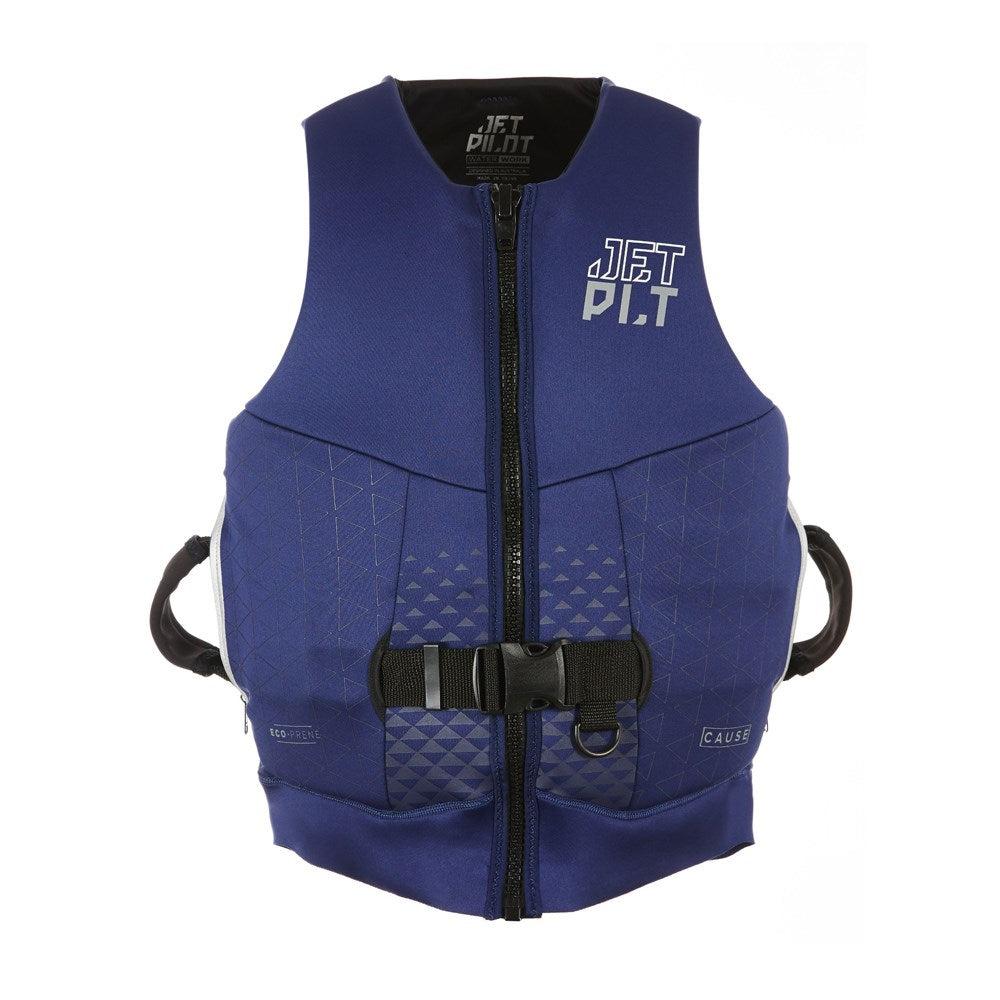 2024 Jetpilot Cause Mens Sgrip F/E Neo Vest - Navy