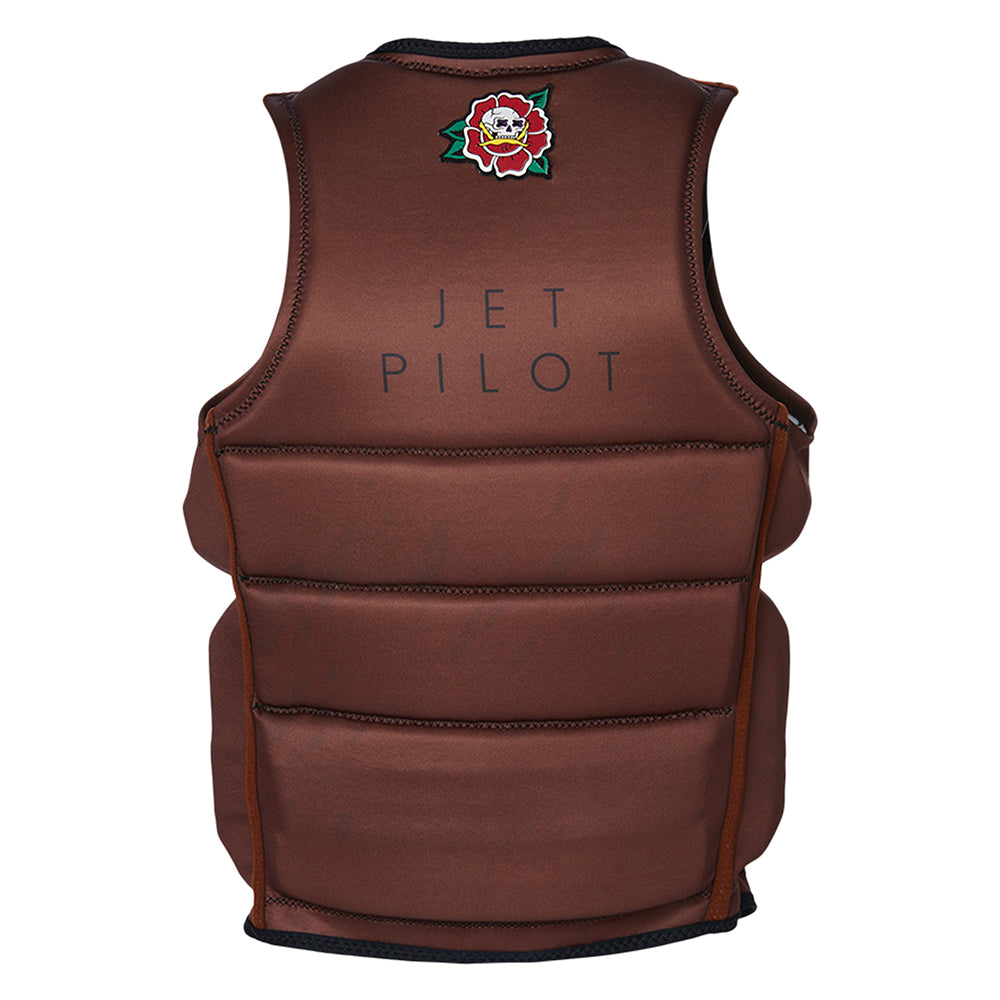 2023 Jetpilot X1 Boys Youth Neo Vest Sub - Coffee