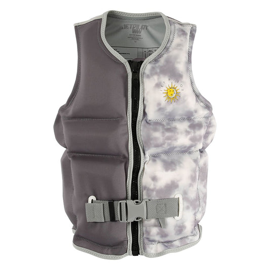 Jetpilot X1 Girls Youth Neo Vest - Charcoal