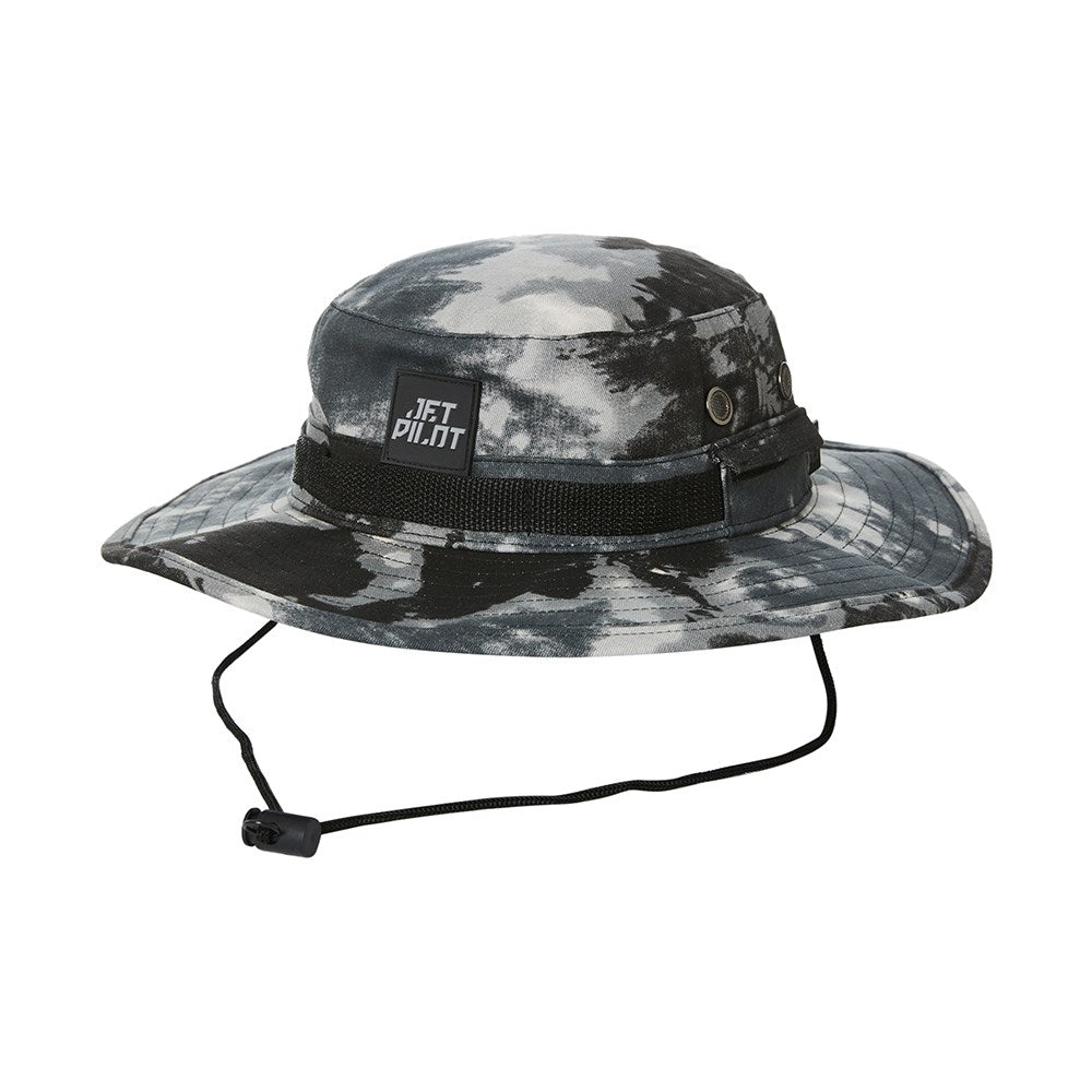 2024 Jetpilot Hiker Mens Wide Brim - Black/Camo